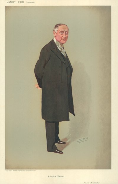 Lord Weardale, En kynisk radikal, 25. juli 1906, tegneserie Vanity Fair av Leslie Matthew Ward