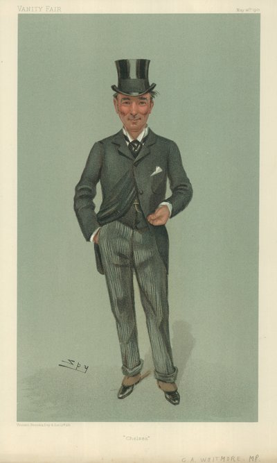 Mr Charles Algernon Whitmore, Chelsea, 16. mai 1901, Vanity Fair tegneserie av Leslie Matthew Ward