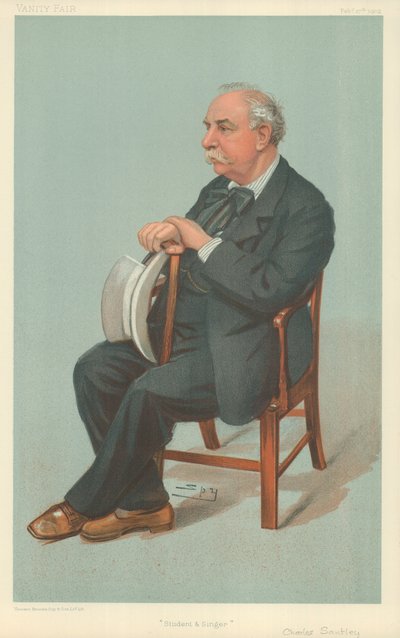 Mr Charles Santley, student og sanger, 27. februar 1902, tegneserie Vanity Fair av Leslie Matthew Ward