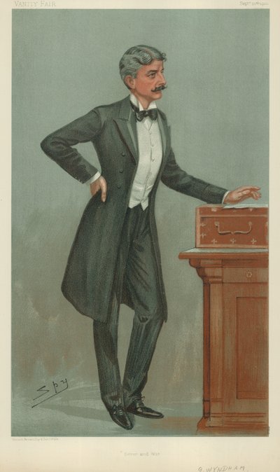 Mr George Wyndham, Dover and war, 20. september 1900, Vanity Fair tegneserie av Leslie Matthew Ward