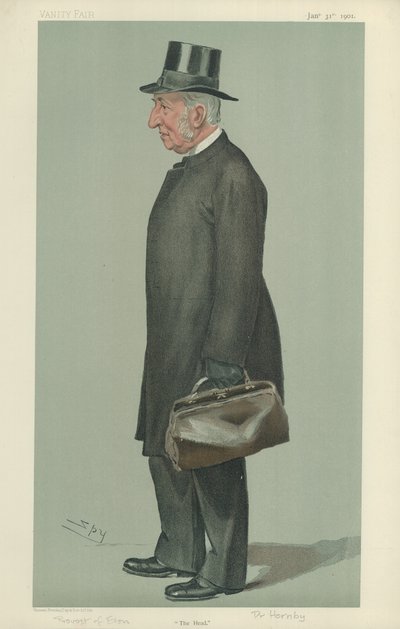 Mr J J Hornby, prosten av Eton av Leslie Matthew Ward