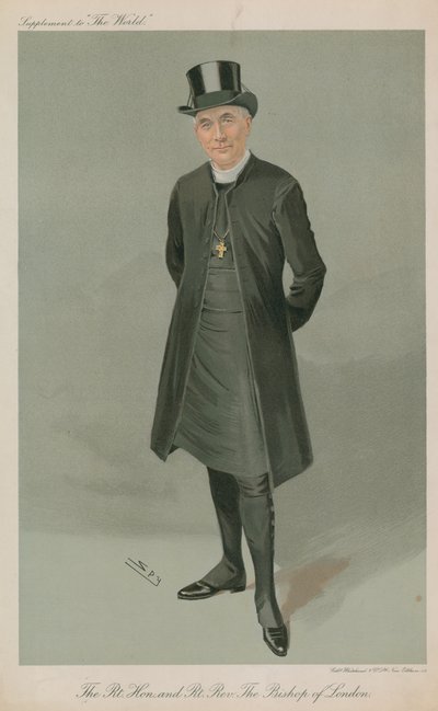 Portrett av biskopen av London av Leslie Matthew Ward