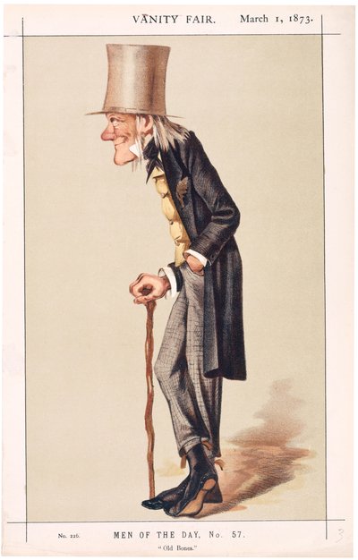 Professor Sir Richard Owen, FRS, KCB, naturforsker, 1873 av Leslie Matthew Ward