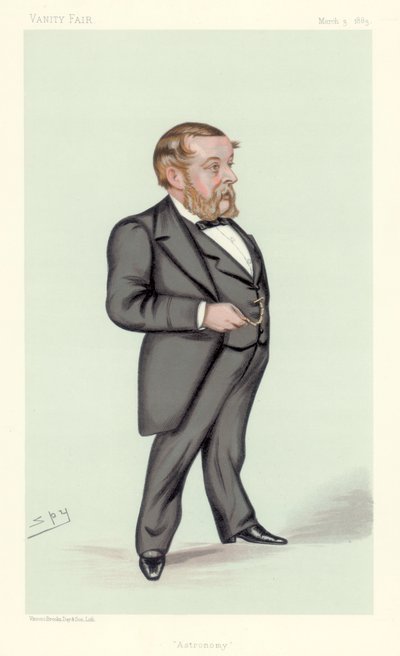 Richard Anthony Proctor , engelsk astronom, matematiker og populærvitenskapelig forfatter, 1883 av Leslie Matthew Ward