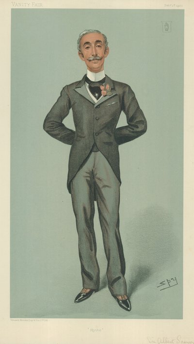 Sir Albert Edward Sassoon, Hyde, 1. februar 1900, tegneserie Vanity Fair av Leslie Matthew Ward