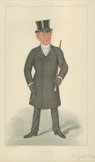 Sir F Phillips, Londons borgermester av Leslie Matthew Ward