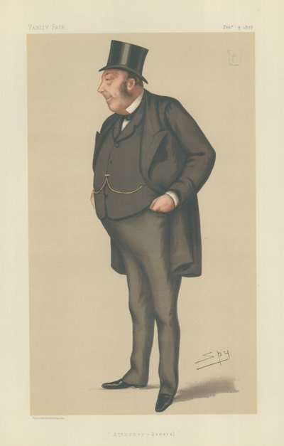 Sir John Holker av Leslie Matthew Ward