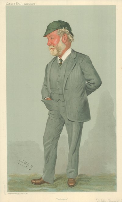 Sir John Isaac Thornycroft, Destroyers, 19. januar 1905, Vanity Fair tegneserie av Leslie Matthew Ward