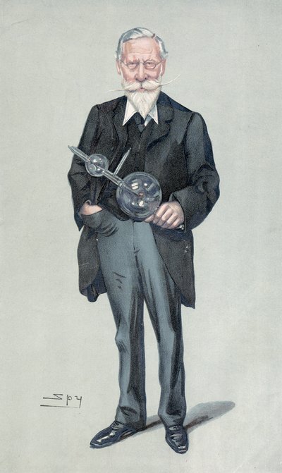 Sir William Crookes , engelsk fysiker og kjemiker, ca 1900-tallet av Leslie Matthew Ward