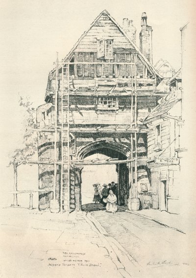 The Gatehouse Rochester, 1925 av Leslie Matthew Ward