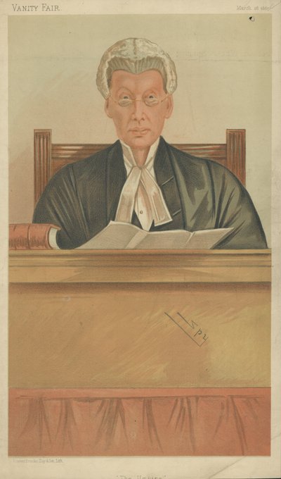Den ærede Sir J W Chitty av Leslie Matthew Ward