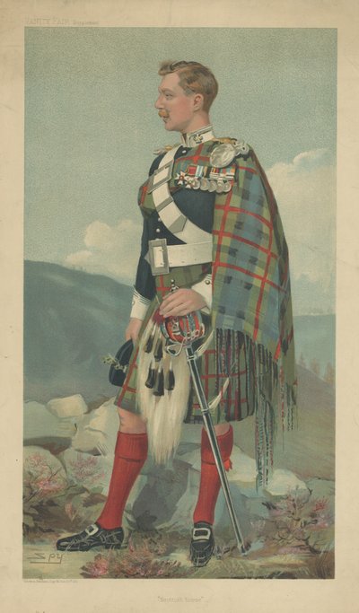 Marquess of Tullibardine (farge litho) av Leslie Matthew Ward