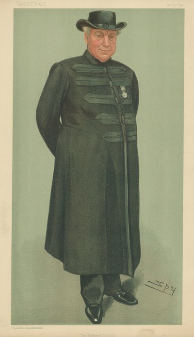 Pastor Arthur Robins, soldatenes biskop, 23. desember 1897, tegneserie Vanity Fair av Leslie Matthew Ward