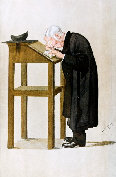 William Archibald Spooner , britisk prest og pedagog, 1898 av Leslie Matthew Ward