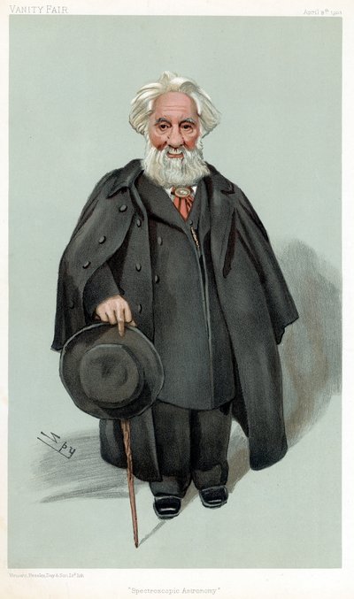 William Huggins , britisk astronom og spektroskopist, 1903 av Leslie Matthew Ward