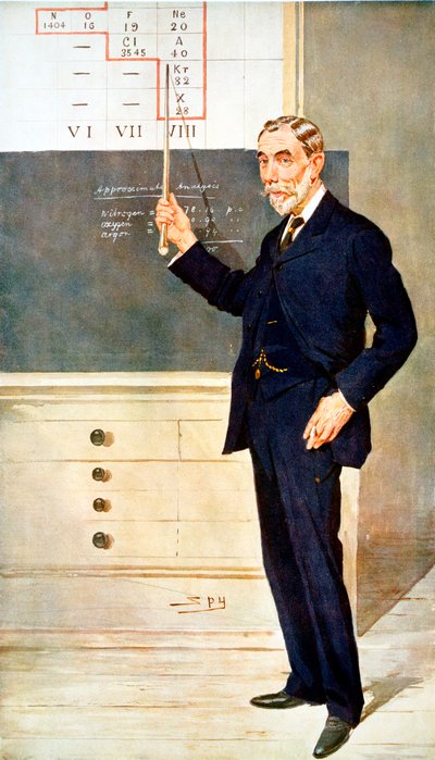 William Ramsay , skotsk kjemiker, 1908 av Leslie Matthew Ward