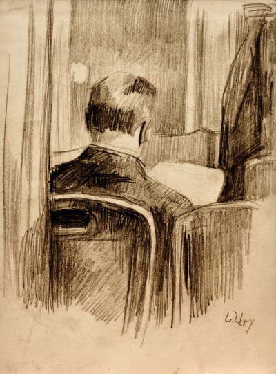 Lesere i kafeen av Lesser Ury