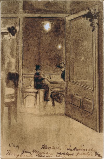 Kafé Bauer rom av Lesser Ury