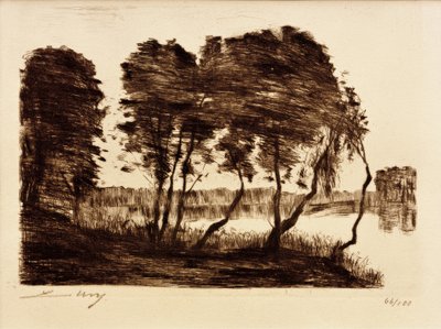 Schlachtensee I av Lesser Ury