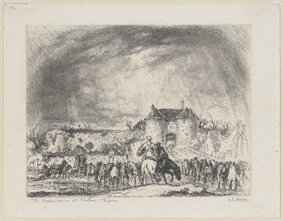 Amerikanerne på Chateau - Thierry av Lester George Hornby
