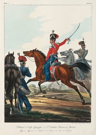 Stabsoffiser og sjef for Don Cossacks-hæren, 1830-1840-årene av Lev Alexandrovich Belousov