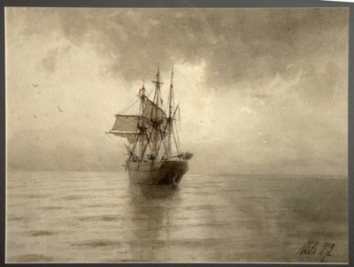 Seilskip, 1892 av Lev Felixovich Lagorio
