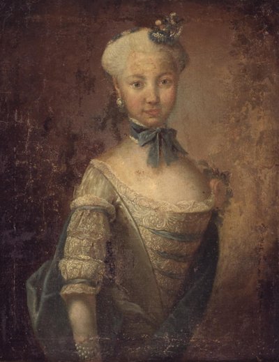 Portrett av en liten jente av Levin Elias