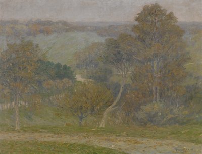 Hill and Hollow, ca. 1896 (olje på lerret) av Lewis Henry Meakin