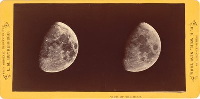 quot;Utsikt over månenquot;, 1860 (foto) av Lewis Morris Rutherfurd