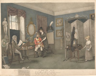 Det bortskjemte barnet, scene III av Lewis Vaslet