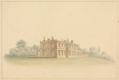 Design for en tudoresk villa av Lewis Vulliamy