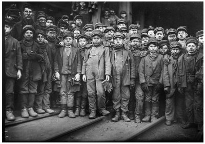 Breaker Boys Pittston PA ca. 1911 av Lewis Wickes Hine