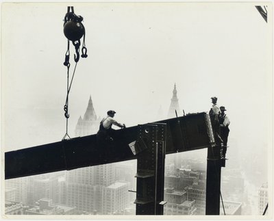 Bygge Empire State Building, ca. 1931 av Lewis Wickes Hine