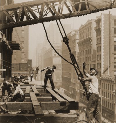 Byggearbeidere Empire State Building, ca. 1930 av Lewis Wickes Hine