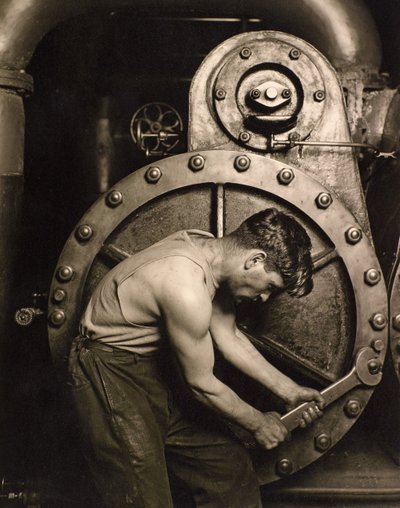 Powerhouse Mekaniker, ca. 1924 av Lewis Wickes Hine