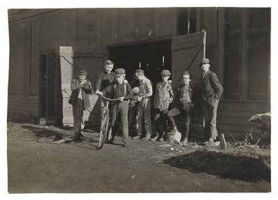 Flaskefabrikk i Woodbury av Lewis Wickes Hine