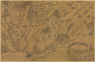 Bo i Longmian ("Sleeping Dragon")-fjellene av Li Gonglin