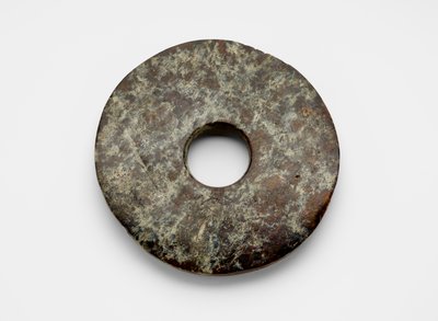 Disk, ca. 3300-2250 f.Kr av Liangzhu culture