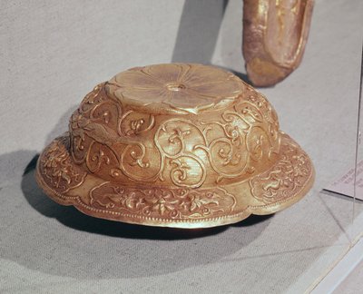 Ornament fra hestesele, ca. 959 e.Kr. (forgylt sølv) av Liao Dynasty Chinese School