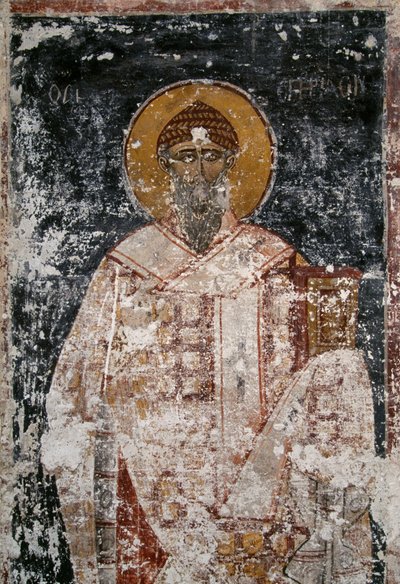 Apostel, freskomaleri i den bysantinske kirken av hellige apostler i Agora i Athen, Hellas av Unbekannt Unbekannt