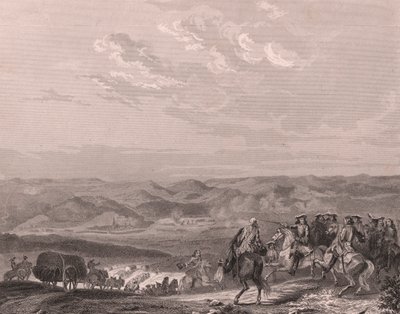 Slaget ved Freiburg, Tyskland, august 1644, trettiårskrig, stålgravering på kinapapir av Unbekannt Unbekannt