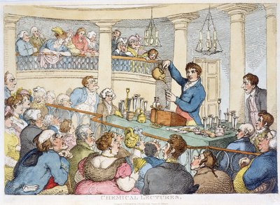 Chemical Lectures', c 1810 av Unbekannt Unbekannt