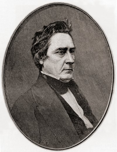 David Rice Atchison, fra The Century Magazine, utgitt 1887 (gravering) av Unbekannt Unbekannt