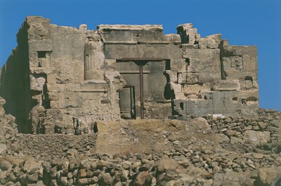 Egypt. Gamle Aghurmi ved Siwa (Siwah) Oasis. Oraklets tempel eller Amons tempel. 26. dynasti, 664-525 f.Kr av Unbekannt Unbekannt