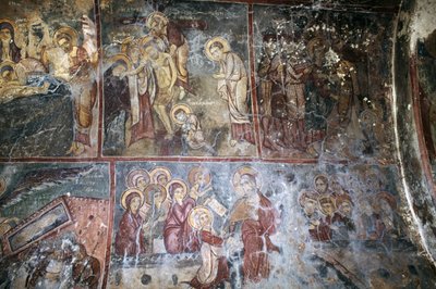 Fresker i Church of Metamorphosis tou Sotiros, Kefali, Kreta, Hellas (bilde) av Unbekannt Unbekannt