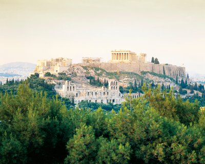 Hellas, Attika, Akropolis i Athen Parthenon av Unbekannt Unbekannt