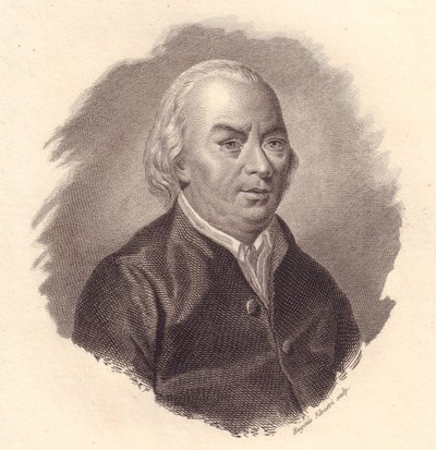 Portrett av den italienske poeten Gian Carlo Passeroni (1713-1803), kobberstikk av Eugenio Silvestri av Unbekannt Unbekannt