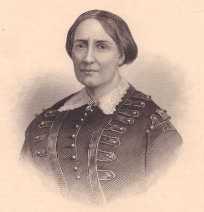 Portrett av Teresa Christina av Bourbon-Two Sicilies, keiserinne av Brasil (1822-1889), gravering av William Wellstood (1819-1900), ca. 1870 av Unbekannt Unbekannt