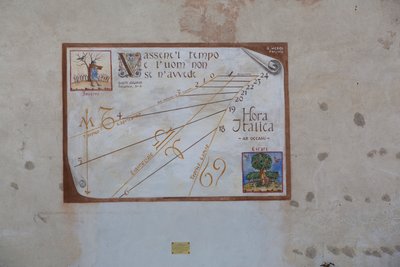 Sundiel, meridien, Aiello del Friuli, Friuli, Italia av Unbekannt Unbekannt