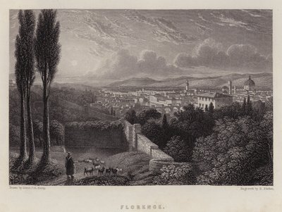 Firenze (farge litho) av Lieutenant Colonel (after) Batty